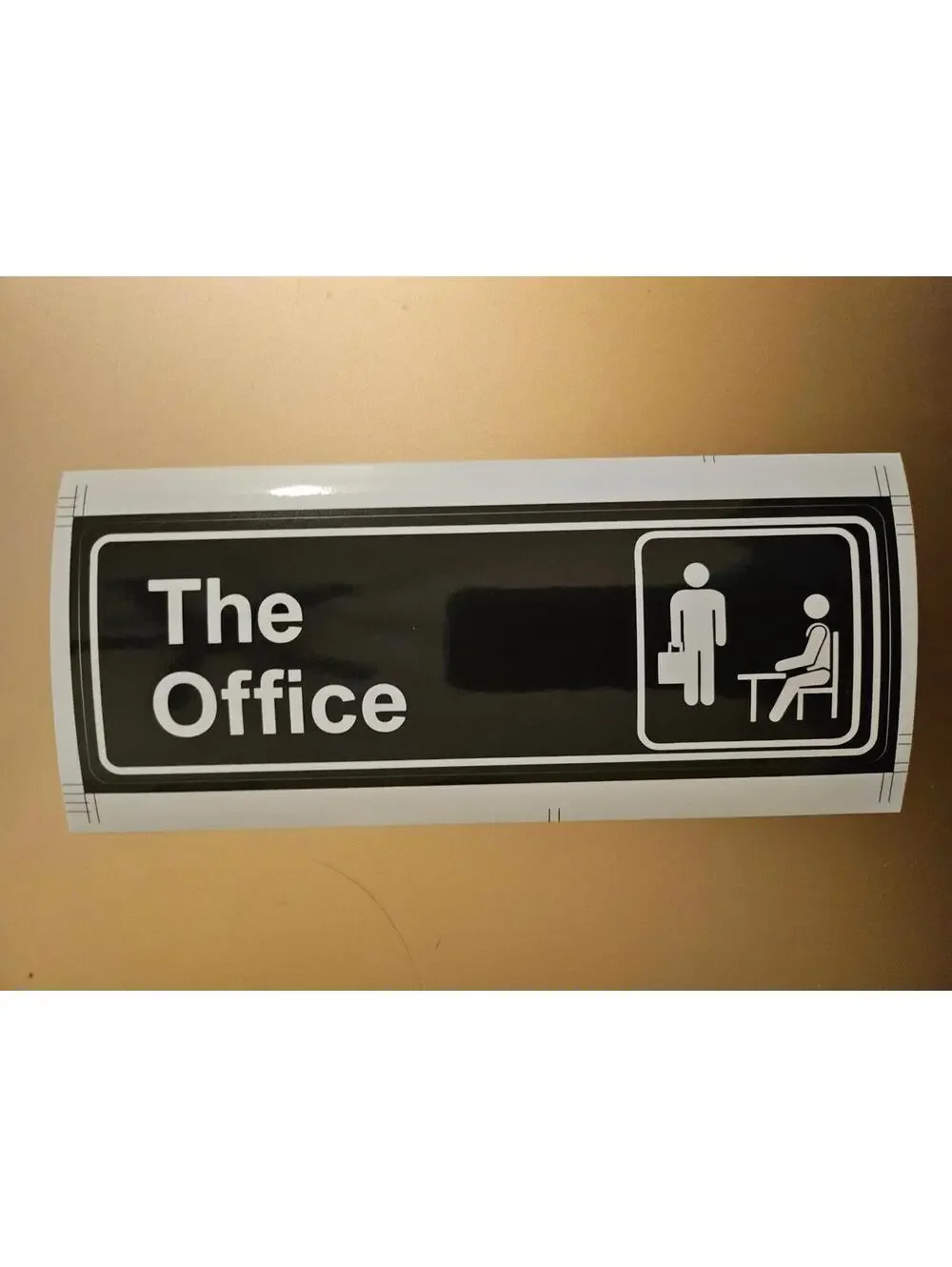 The office (TV Show)- laptop Sticker - New. Same size as plaquard - NEW